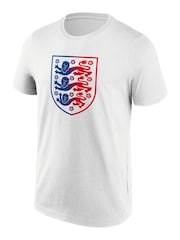 Fanatics England Fade 100% Cotton Graphic White T-Shirt - Image 2 of 3