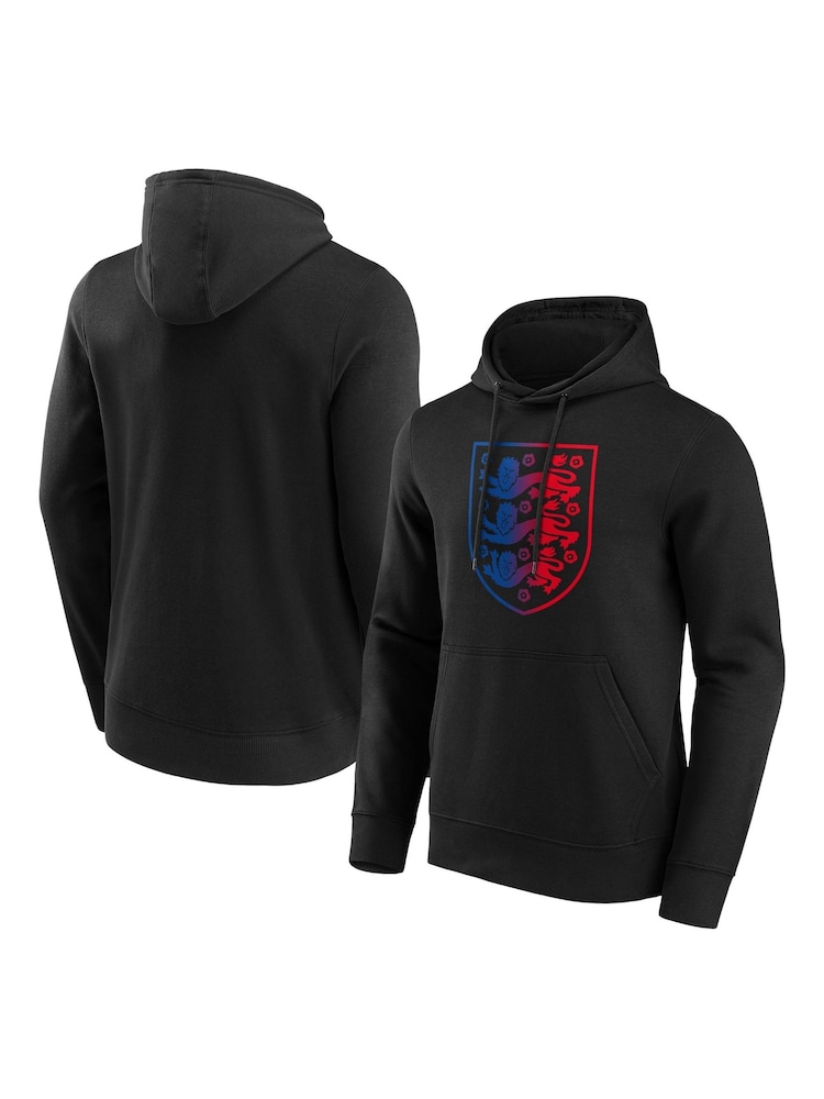 Fanatics England Fade Graphic Black Hoodie - Image 1 of 3