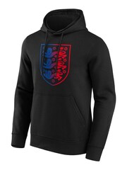 Fanatics England Fade Graphic Black Hoodie - Image 2 of 3