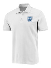 Fanatics Small 100% Cotton England Crest White Polo Shirt - Image 2 of 3