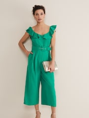 Phase Eight Green Tazanna Jumpsuit - Image 1 of 6