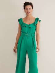 Phase Eight Green Tazanna Jumpsuit - Image 3 of 6