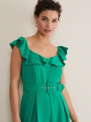 Phase Eight Green Tazanna Jumpsuit - Image 4 of 6