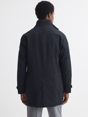 Reiss Navy Player Funnel Neck Removable Insert Jacket - Image 5 of 6