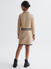 Reiss Camel Ruby 9-14 yrs Knitted Polo Dress - Image 4 of 5