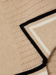 Reiss Camel Ruby 9-14 yrs Knitted Polo Dress - Image 5 of 5