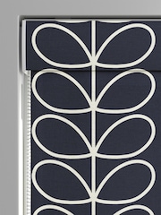 Orla Kiely Whale Jumbo Linear Stem Made to Measure Roman 100% Cotton Blinds - Image 3 of 6