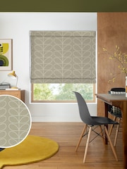 Orla Kiely Pebble Jumbo Linear Stem Made to Measure Roman 100% Cotton Blinds - Image 1 of 6
