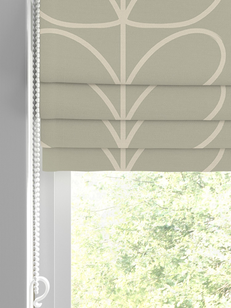 Orla Kiely Pebble Jumbo Linear Stem Made to Measure Roman 100% Cotton Blinds - Image 2 of 6