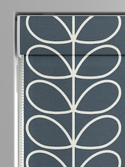 Orla Kiely Marine Jumbo Linear Stem Made to Measure Roman 100% Cotton Blinds - Image 3 of 5