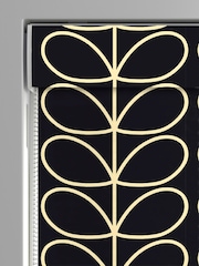 Orla Kiely Liquorice Jumbo Linear Stem Made to Measure Roman 100% Cotton Blinds - Image 5 of 6