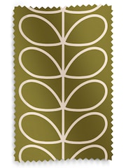 Orla Kiely Seagrass Jumbo Linear Stem Made to Measure Roman 100% Cotton Blinds - Image 6 of 6
