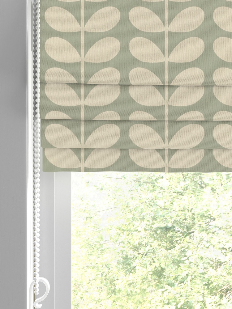Orla Kiely Pebble Solid Stem Made to Measure Roman 100% Cotton Blinds - Image 2 of 6