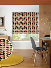 Orla Kiely Pink/Red Multi Stem Made to Measure Roman 100% Cotton Blinds - Image 1 of 6