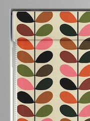 Orla Kiely Pink/Red Multi Stem Made to Measure Roman 100% Cotton Blinds - Image 3 of 6