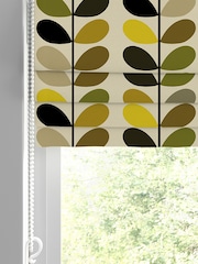 Orla Kiely Yellow Multi Stem Made to Measure Roman 100% Cotton Blinds - Image 2 of 5