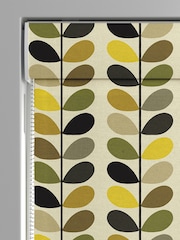 Orla Kiely Yellow Multi Stem Made to Measure Roman 100% Cotton Blinds - Image 3 of 5