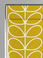 Orla Kiely Sunflower Jumbo Linear Stem Made to Measure Roman 100% Cotton Blinds - Image 3 of 6