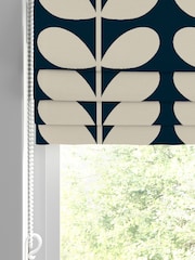 Orla Kiely Whale Jumbo Solid Stem Made to Measure Roman 100% Cotton Blinds - Image 2 of 6