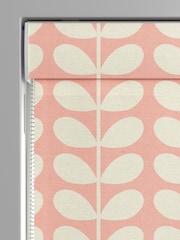 Orla Kiely Pink Solid Stem Made to Measure Roman 100% Cotton Blinds - Image 3 of 6