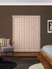 Orla Kiely Pink Solid Stem Made to Measure Roman 100% Cotton Blinds - Image 5 of 6