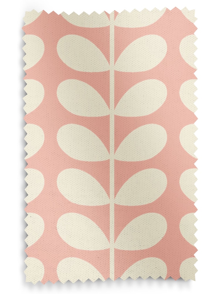 Orla Kiely Pink Solid Stem Made to Measure Roman 100% Cotton Blinds - Image 6 of 6