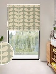 Orla Kiely Pebble Jumbo Solid Stem Made to Measure Roman 100% Cotton Blinds - Image 1 of 6