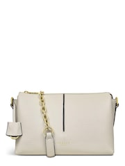 Radley London Cream Hillgate Place Chain Small Ziptop Cross-body Bag - Image 1 of 6