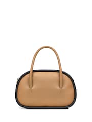 Radley London Bexley Street Colour Block Small Zip-Top Grab Brown Bag - Image 4 of 6