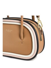 Radley London Bexley Street Colour Block Small Zip-Top Grab Brown Bag - Image 6 of 6