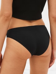 Black High Leg Cotton Rich Knickers 8 Pack - Image 3 of 5