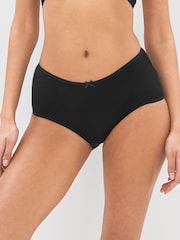 Black Full Brief Cotton Rich Knickers 8 Pack - Image 2 of 3