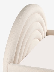 Casual Bouclé Natural Ivory Kids Rainbow Upholstered Daybed Bed - Image 8 of 9