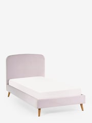 Opulent Velvet Lilac Purple Kids Matson Standard Upholstered Bed - Image 5 of 7