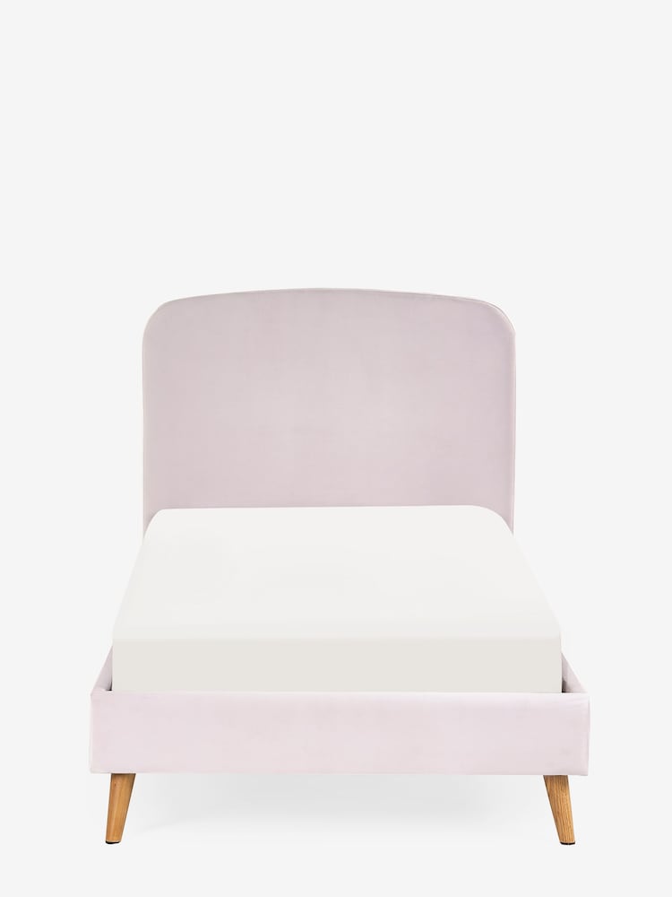 Opulent Velvet Lilac Purple Kids Matson Standard Upholstered Bed - Image 7 of 7