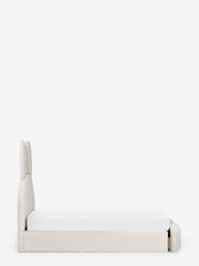 Casual Boucle Natural Oyster Kids Bunny Upholstered Drawer Bed - Image 4 of 7