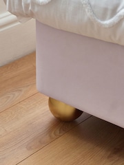 Opulent Velvet Lilac Wiggle Kids Upholstered Bed Frame - Image 2 of 5