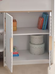 White Valencia Junior Kids Storage Cabin Bed Frame - Image 3 of 8