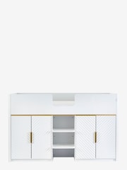 White Valencia Junior Kids Storage Cabin Bed Frame - Image 7 of 8