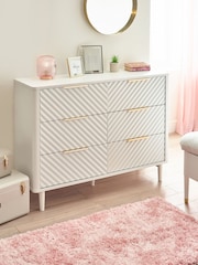 White Valencia Junior Kids Chest of Drawers - Image 1 of 9