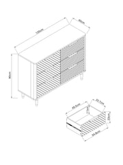 White Valencia Junior Kids Chest of Drawers - Image 9 of 9