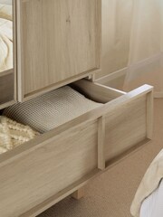 Mid Natural Finsbury Triple, 2 Drawers Wardrobe - Image 11 of 11