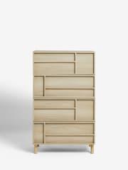 Mid Natural Finsbury 4 Drawer Chest - Image 6 of 11