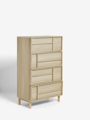 Mid Natural Finsbury 4 Drawer Chest - Image 8 of 11