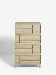 Mid Natural Finsbury 4 Drawer Chest - Image 9 of 11