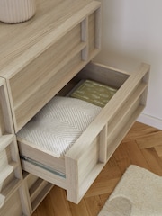 Mid Natural Finsbury 6 Drawer Chest - Image 4 of 12