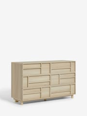 Mid Natural Finsbury 6 Drawer Chest - Image 9 of 12