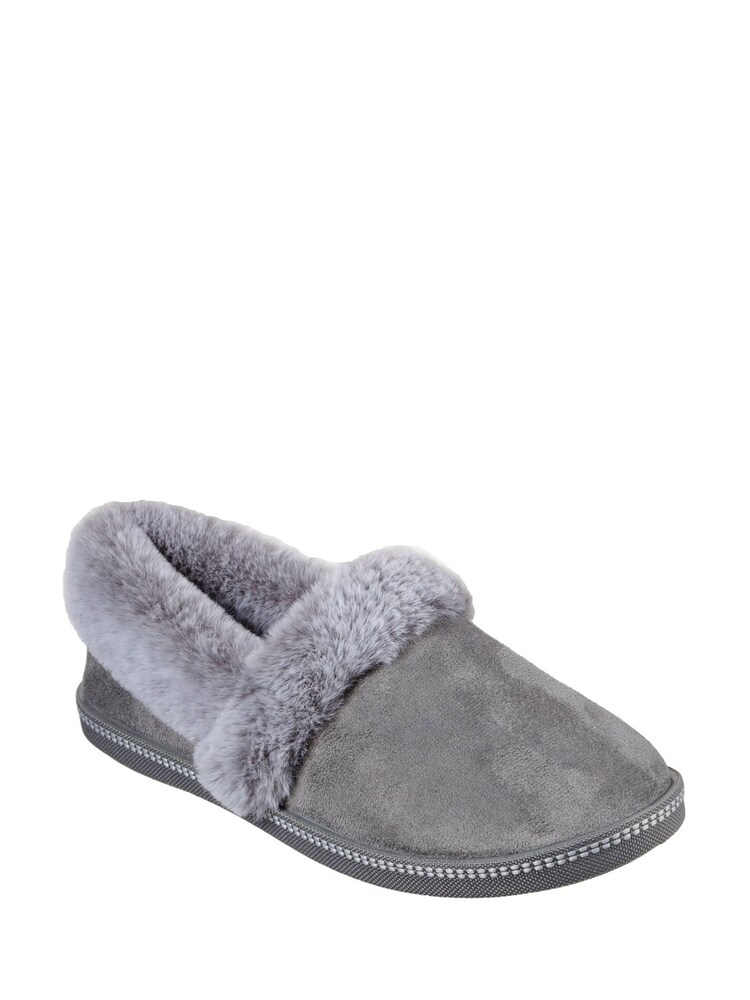 Skechers Grey Cosy Campfire Team Toasty Womens Slippers - Image 2 of 3