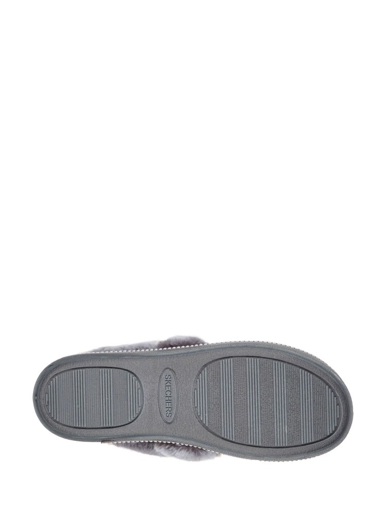 Skechers Grey Cosy Campfire Team Toasty Womens Slippers - Image 3 of 3