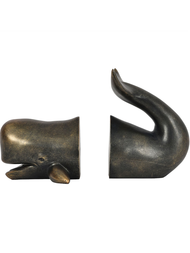 Libra Bronze Iconic Whale B Bookends - Image 2 of 4